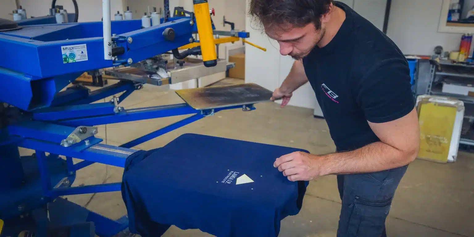 Impression sérigraphie t shirt