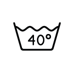 textile lavage à 40°C
