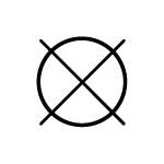 textile nettoyage à sec interdit